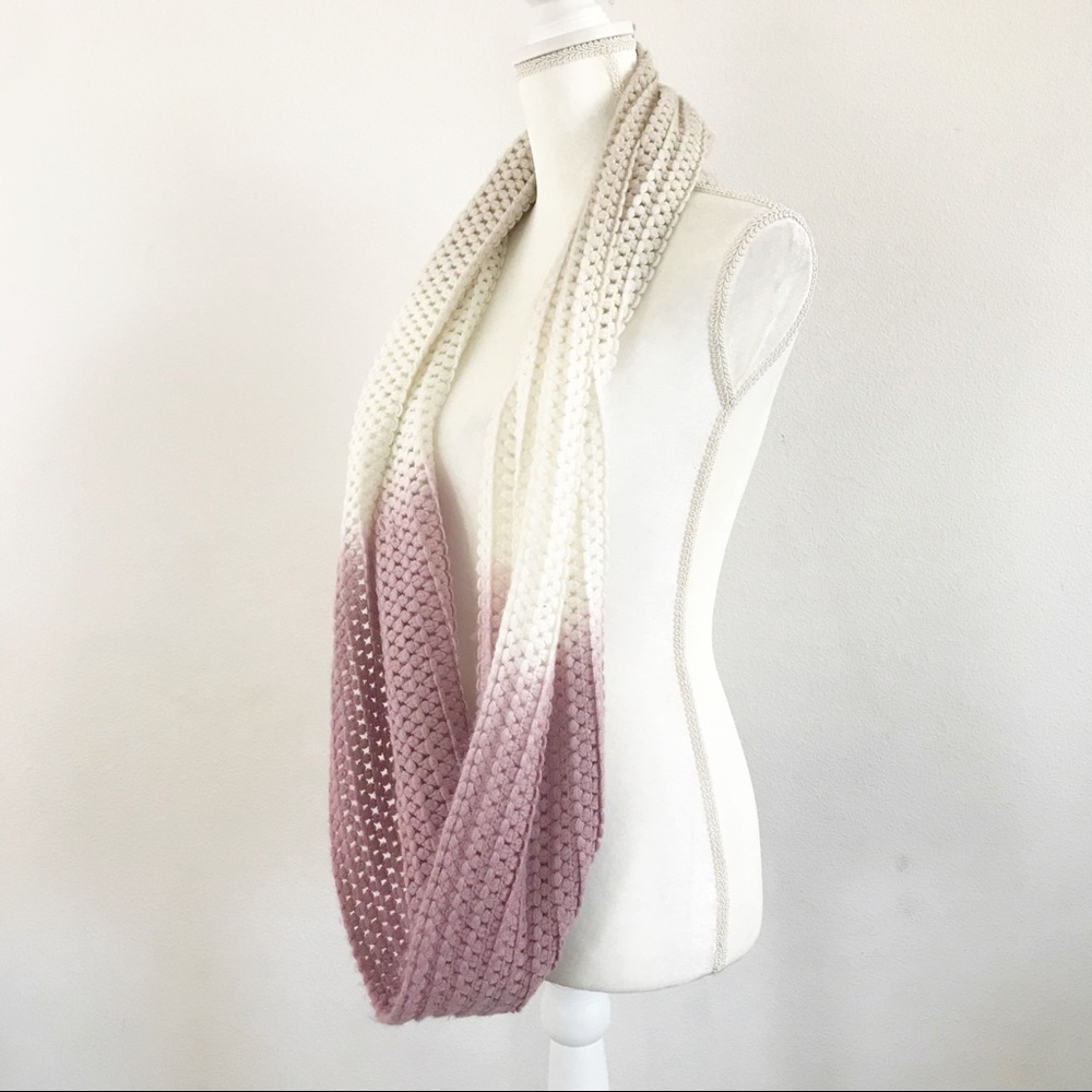 BP Chunky Knit Infinity Scarf Ombré